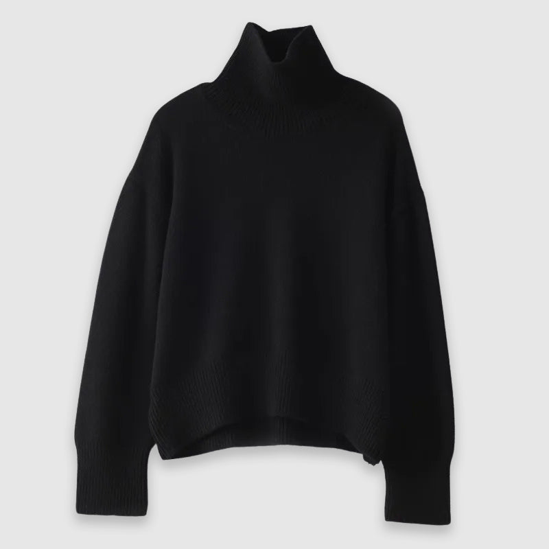 Donna - Maglione girocollo in cashmere - Stile accogliente