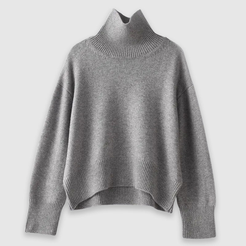 Donna - Maglione girocollo in cashmere - Stile accogliente