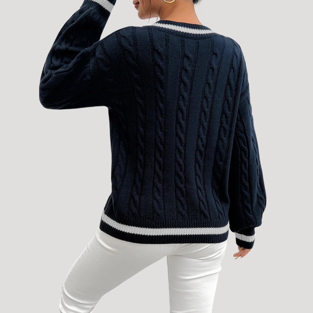 Donna - Maglia con scollo a V - Accogliente e alla moda