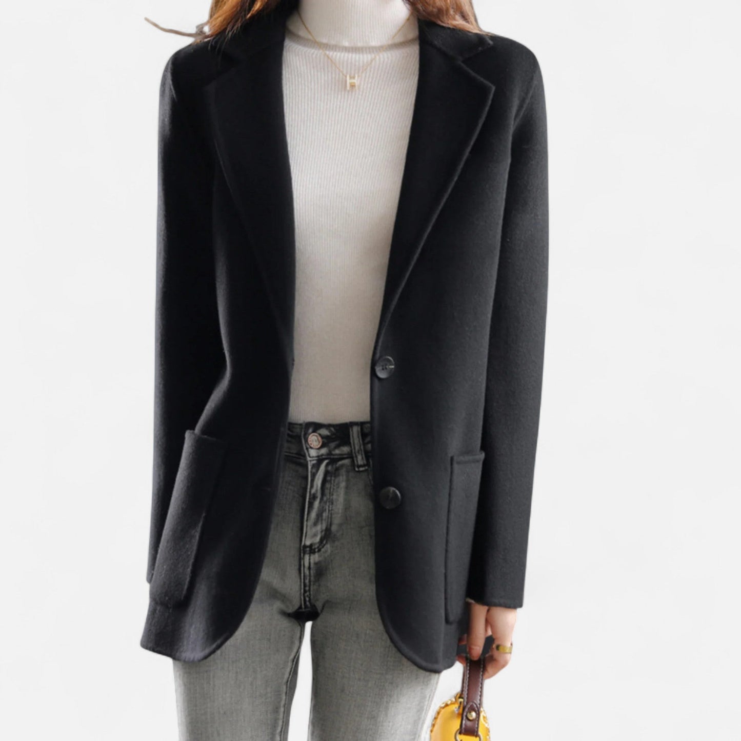 Donna - Cappotto blazer classico - Taglio sartoriale