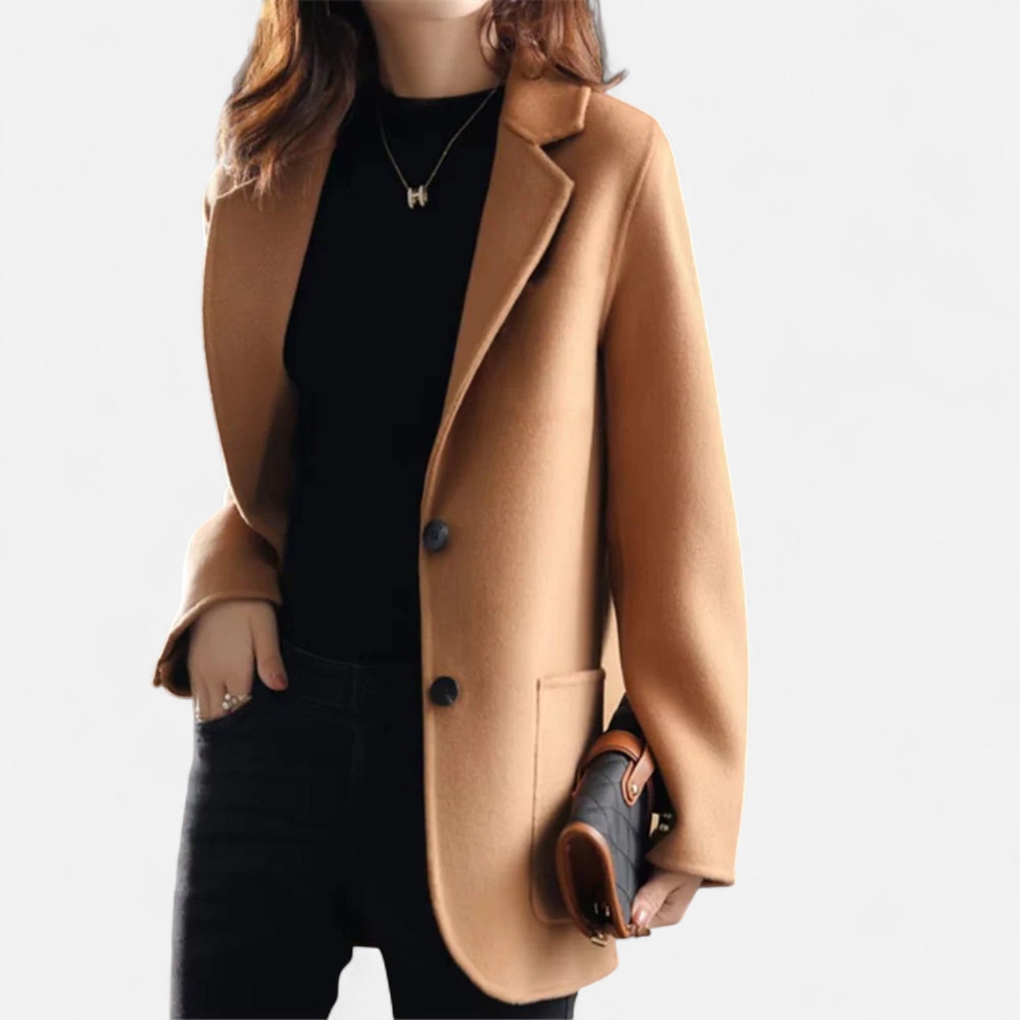 Donna - Cappotto blazer classico - Taglio sartoriale