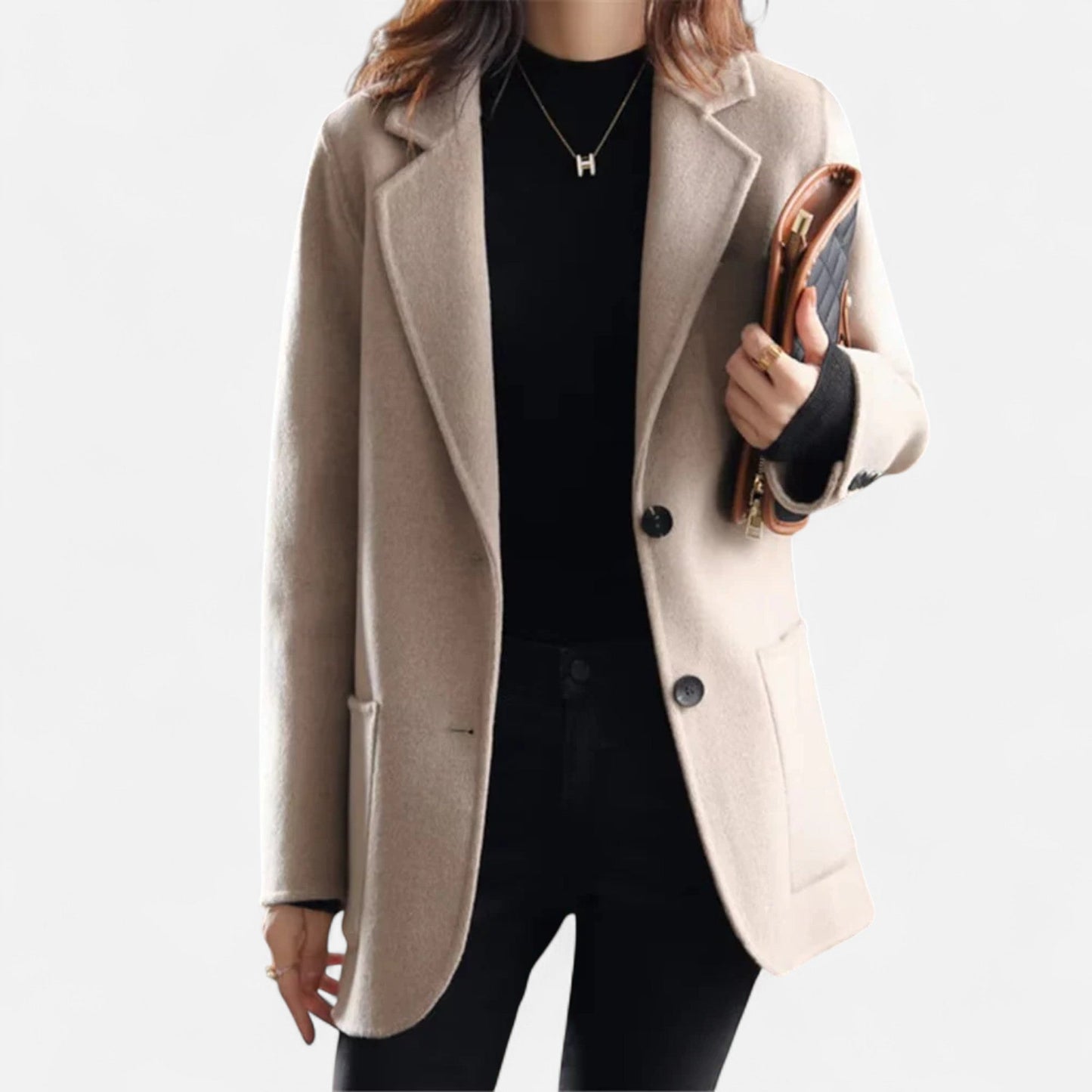 Donna - Cappotto blazer classico - Taglio sartoriale