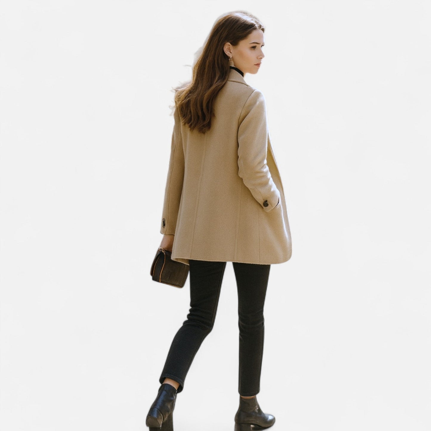 Donna - Cappotto blazer classico - Taglio sartoriale