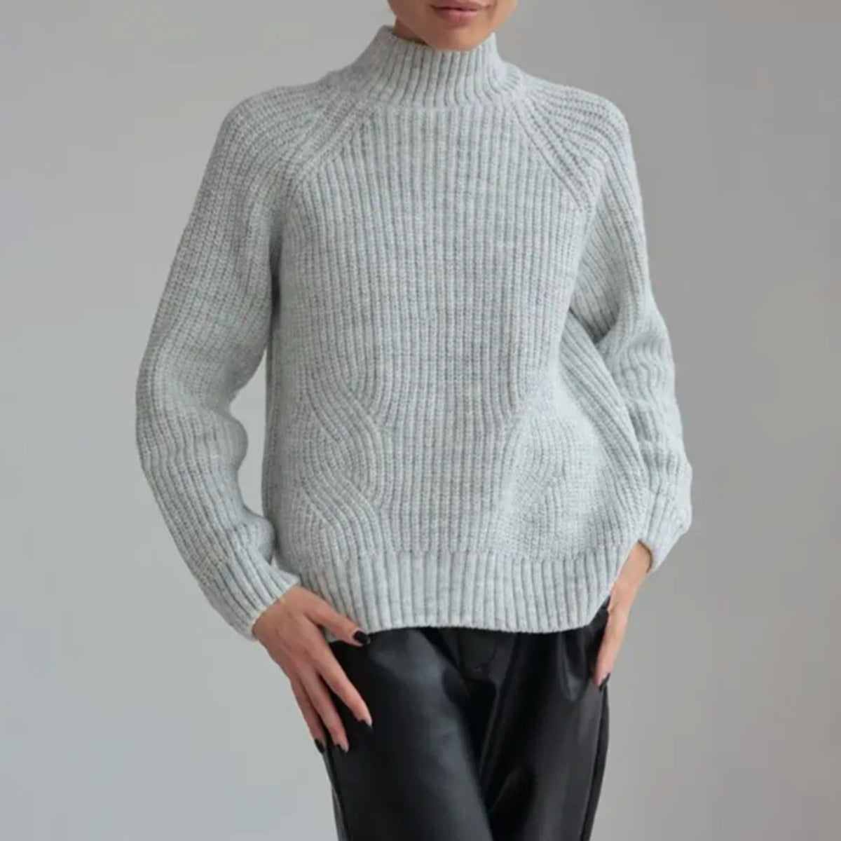 Donna - Maglione in maglia - Miscela di lana