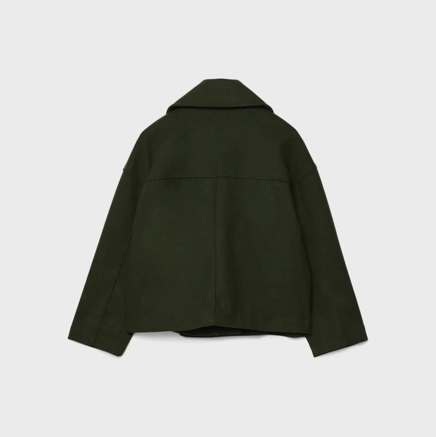 Donna - Cappotto corto dalla vestibilità accorciata - Ampio risvolto