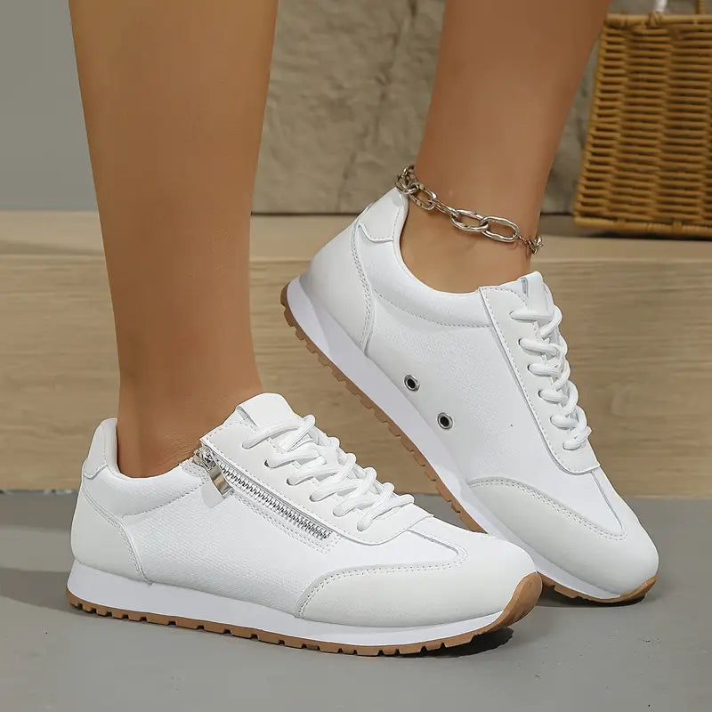 Scarpe da donna - Scarpe con plateau - Design che aumenta l'altezza - Calzature comode e casual