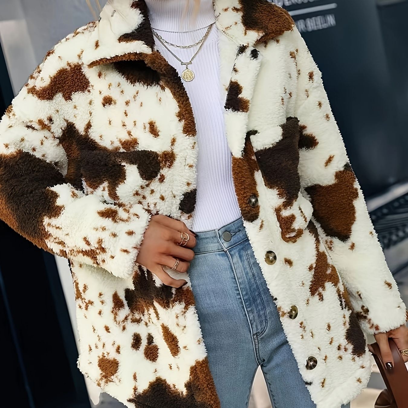 Donna - Cappotto in felpa - vestibilità rilassata