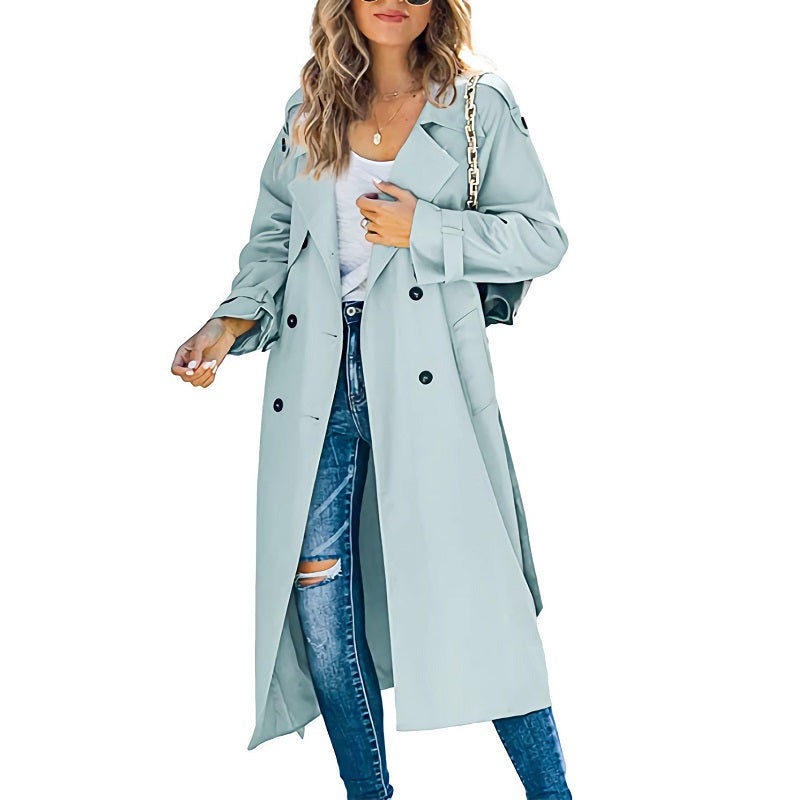 Donna - Trench - Stile lungo con cintura