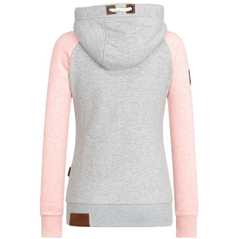 Donna - Felpa con cappuccio con zip - Manica lunga