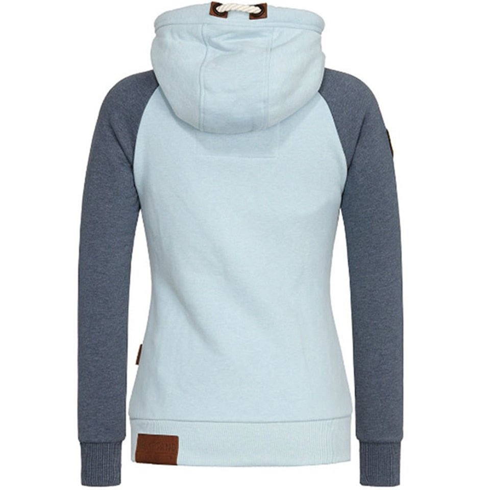 Donna - Felpa con cappuccio con zip - Manica lunga