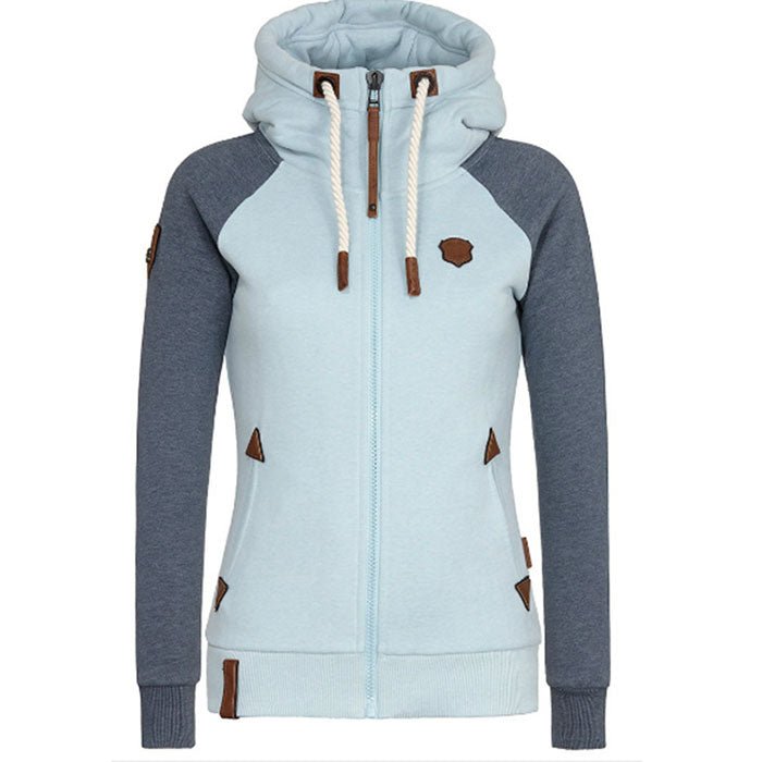 Donna - Felpa con cappuccio con zip - Manica lunga