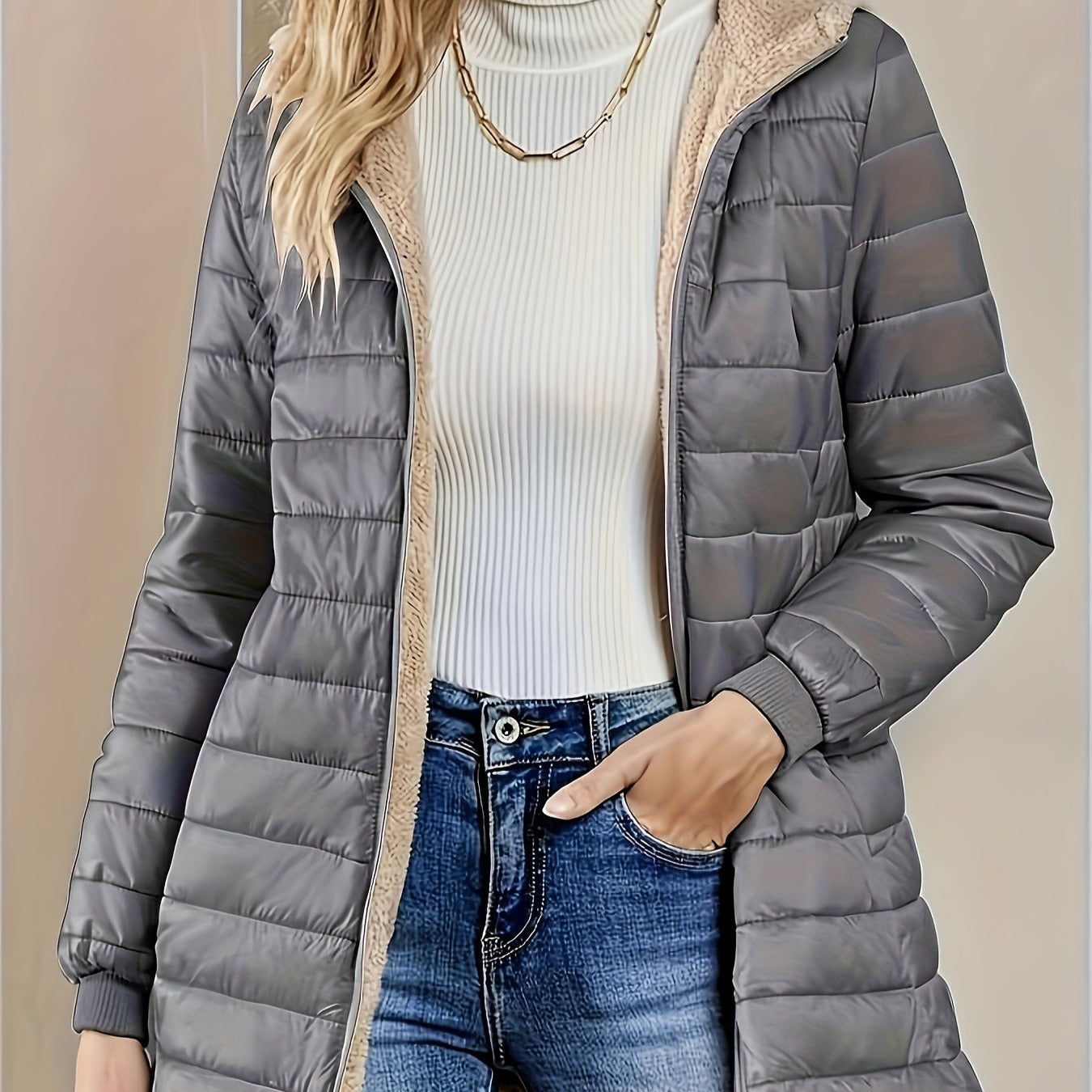 Donna - Giacca trapuntata - Accogliente ed elegante