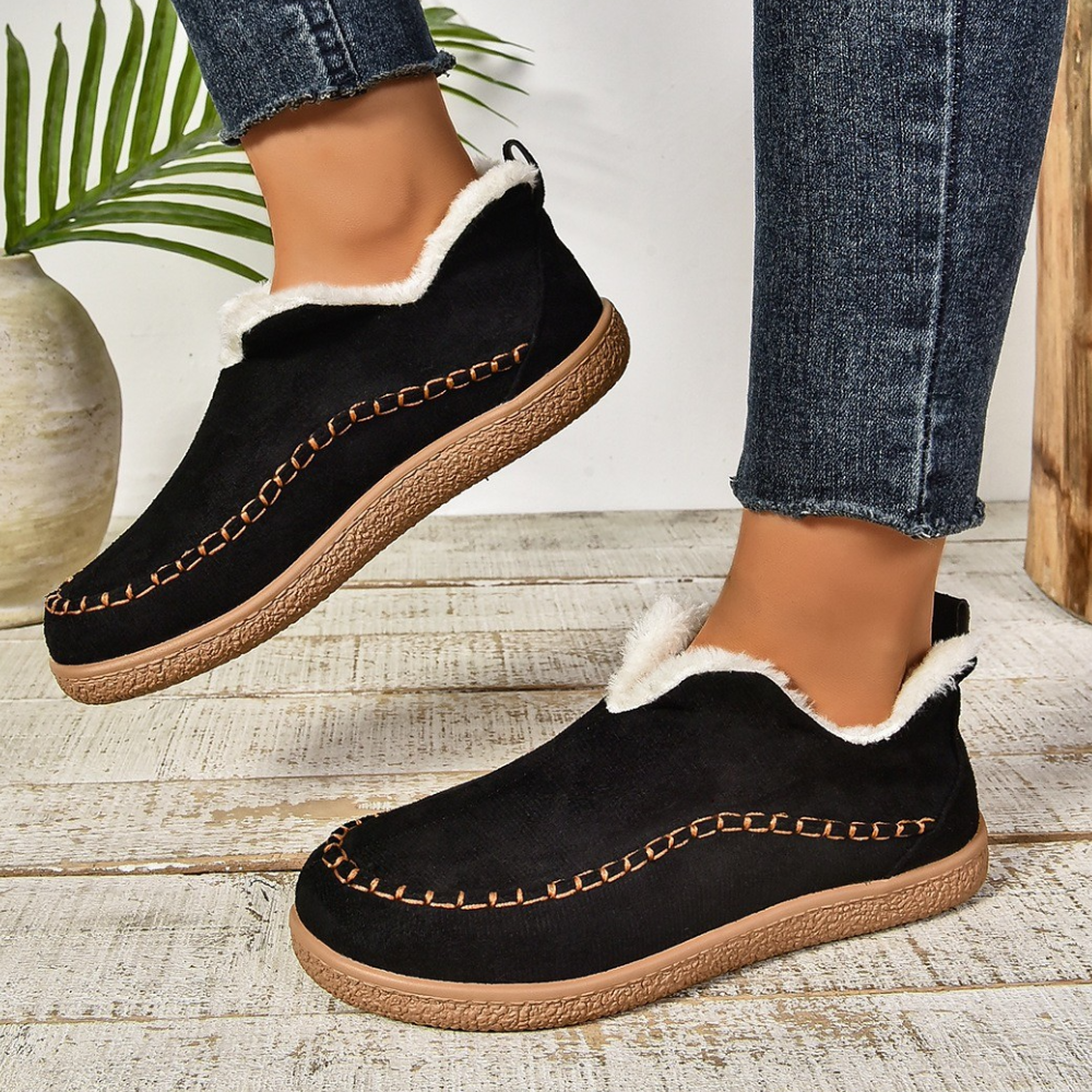 Donna - Scarpe con fodera calda - Suola antiscivolo