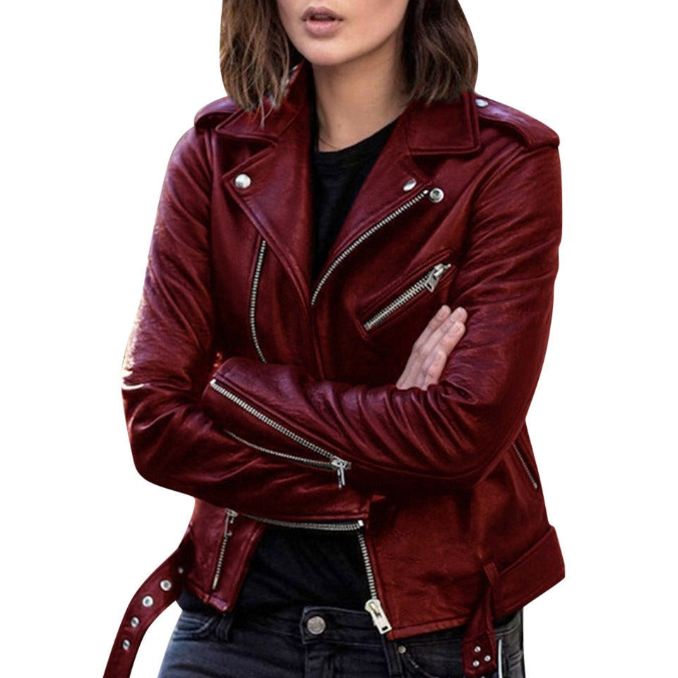 Donna - Giacca biker casual - Chiusura con zip