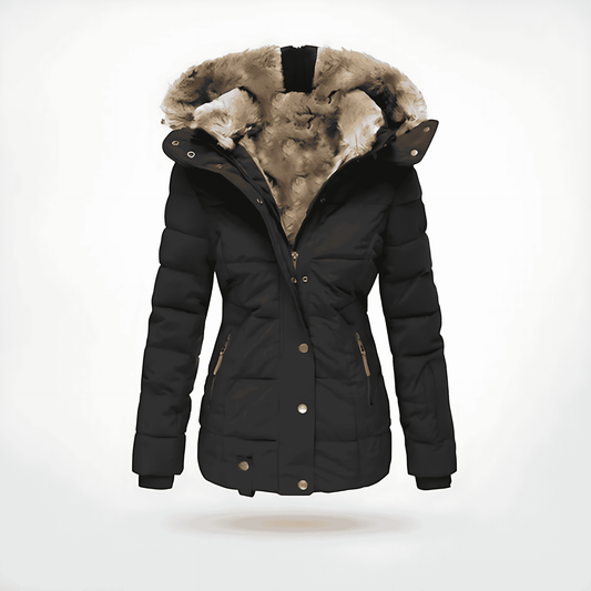 Donna - Calda giacca invernale Puffer Parka - Stile accogliente