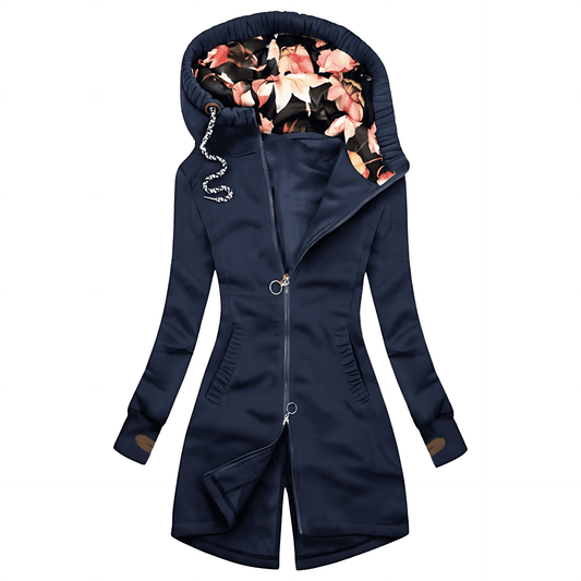 Donna - Cappotto invernale alla moda - con cappuccio