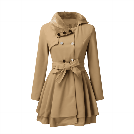 Donna - Elegante trench con cintura - Stile sofisticato