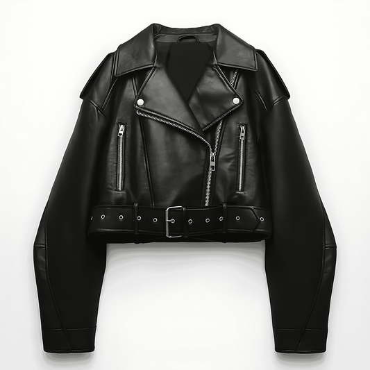 Donna - Giacca classica da motociclista - Stile casual
