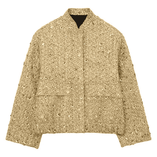 Donna - Giacca corta in paillettes - Elegante e divertente