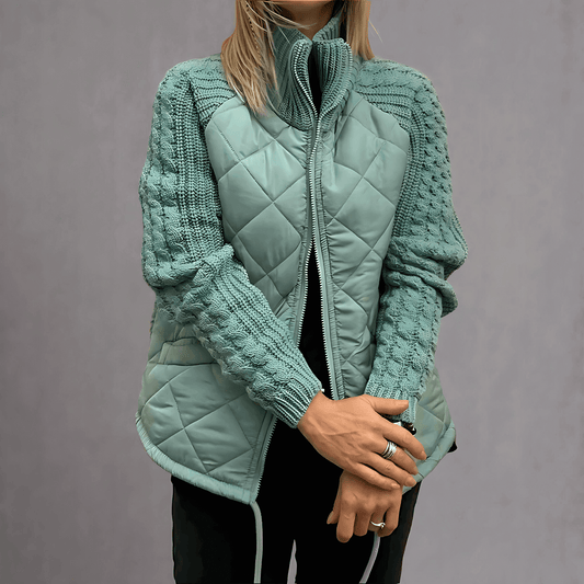 Donna - Giacca imbottita - Maniche in maglia