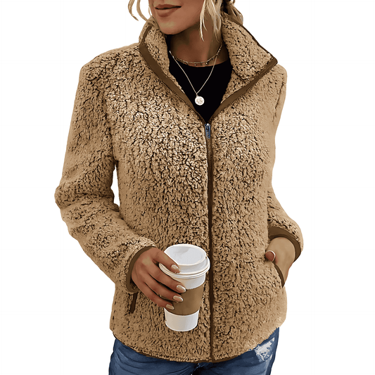 Donna - Giacca in pile - Collo alto