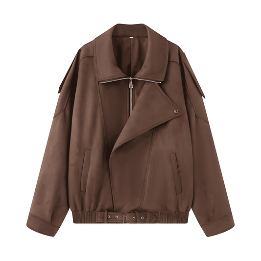 Donna - Giacca oversize morbida al tatto - Stile casual