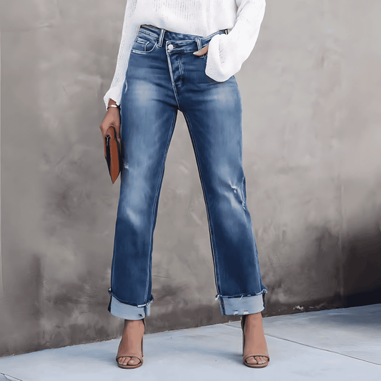 Donna - Jeans svasati a vita alta