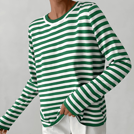 Donna - Maglia a righe - Stile girocollo