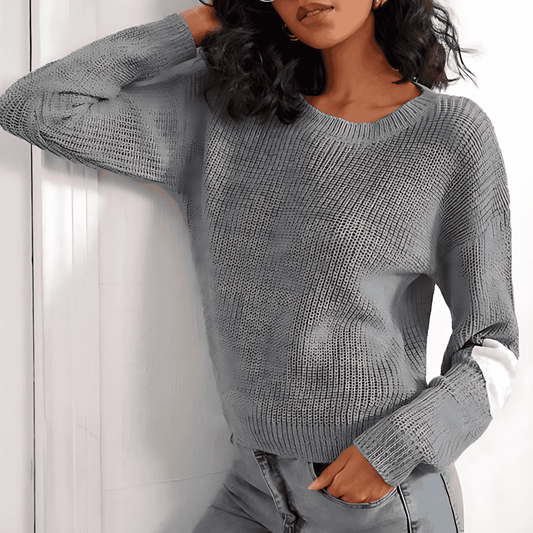 Donna - Maglia di tendenza - Dettaglio braccio