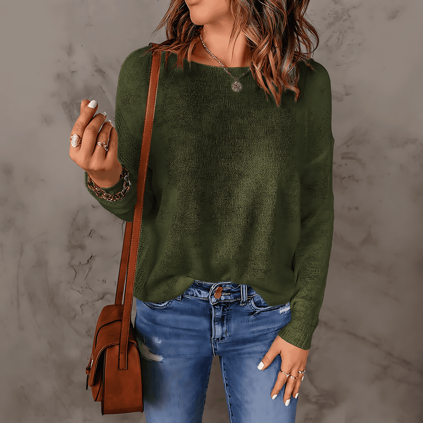 Donna - Maglia elegante e casual - Taglio ampio