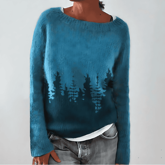 Donna - Maglia invernale - Maglia retrò a maniche lunghe