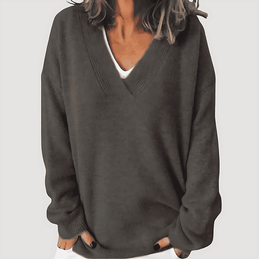 Donna - Maglione oversize in maglia - Stile invernale