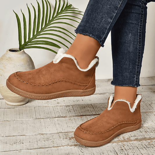 Donna - Scarpe con fodera calda - Suola antiscivolo