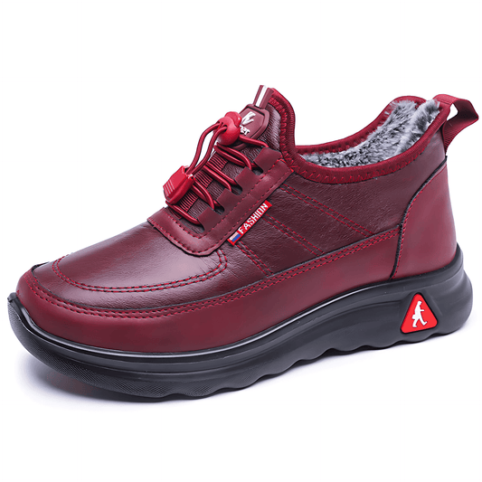 Donna - Scarpe da ginnastica casual e confortevoli con fodera calda
