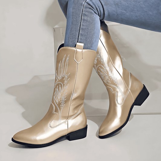 Donna - Stivali da cowboy morbidi - Confortevoli e alla moda