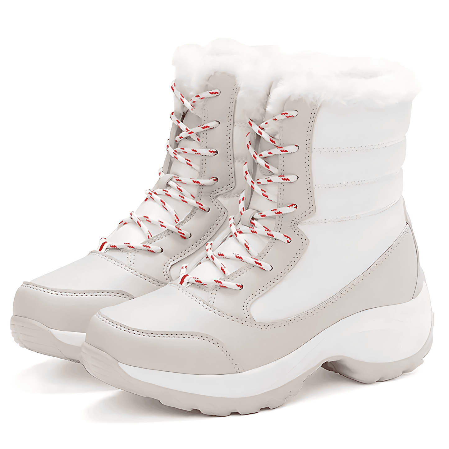 Donna - Stivali da neve con piattaforma casual - Caldi e alla moda