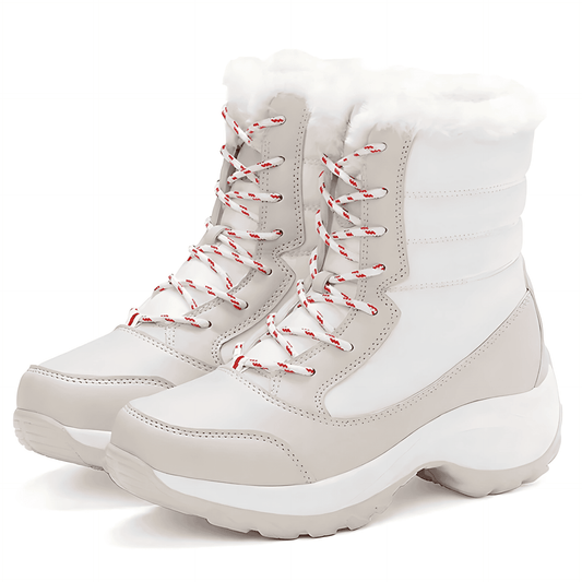 Donna - Stivali da neve con piattaforma casual - Caldi e alla moda