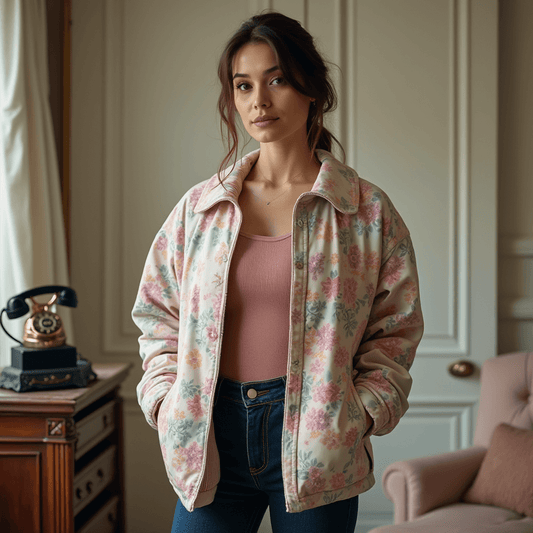 Giacca di jeans Blossom Drift