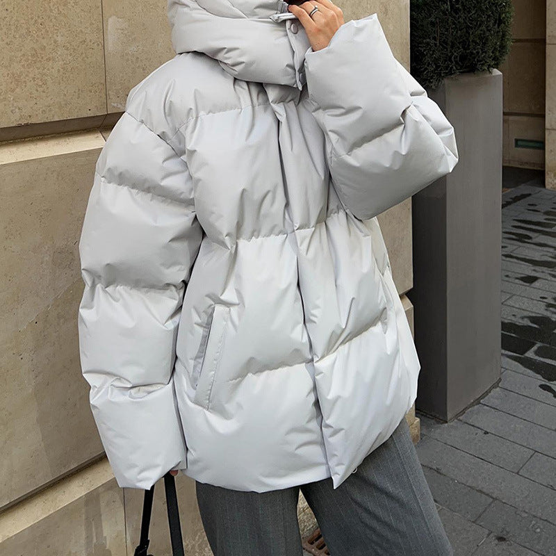 Donna - Giacca Puffer a collo alto con tasche