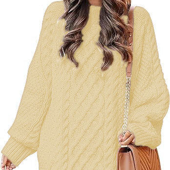Donna - Maglione casual a maglia larga - stile maglia a cavo