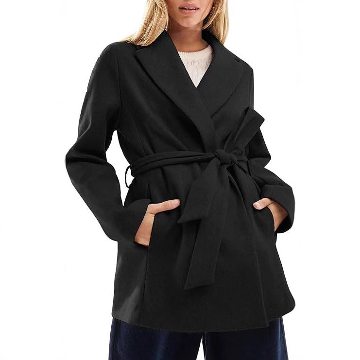 Donna - Elegante giacca a portafoglio - Vestibilità comoda