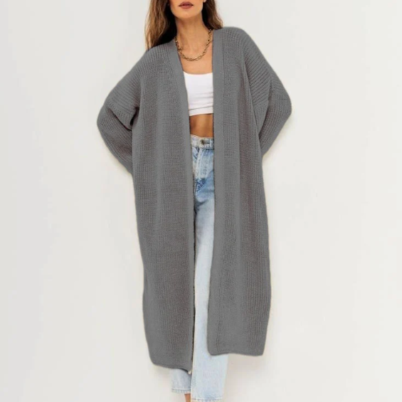 Donna - Cardigan aperto sul davanti - Stile casual