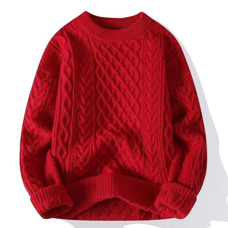 Donna - Maglione a maglia a coste - girocollo