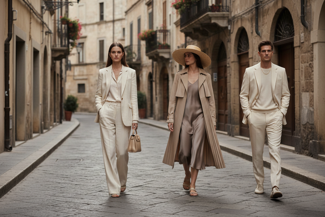 Editorial European fashion photograph